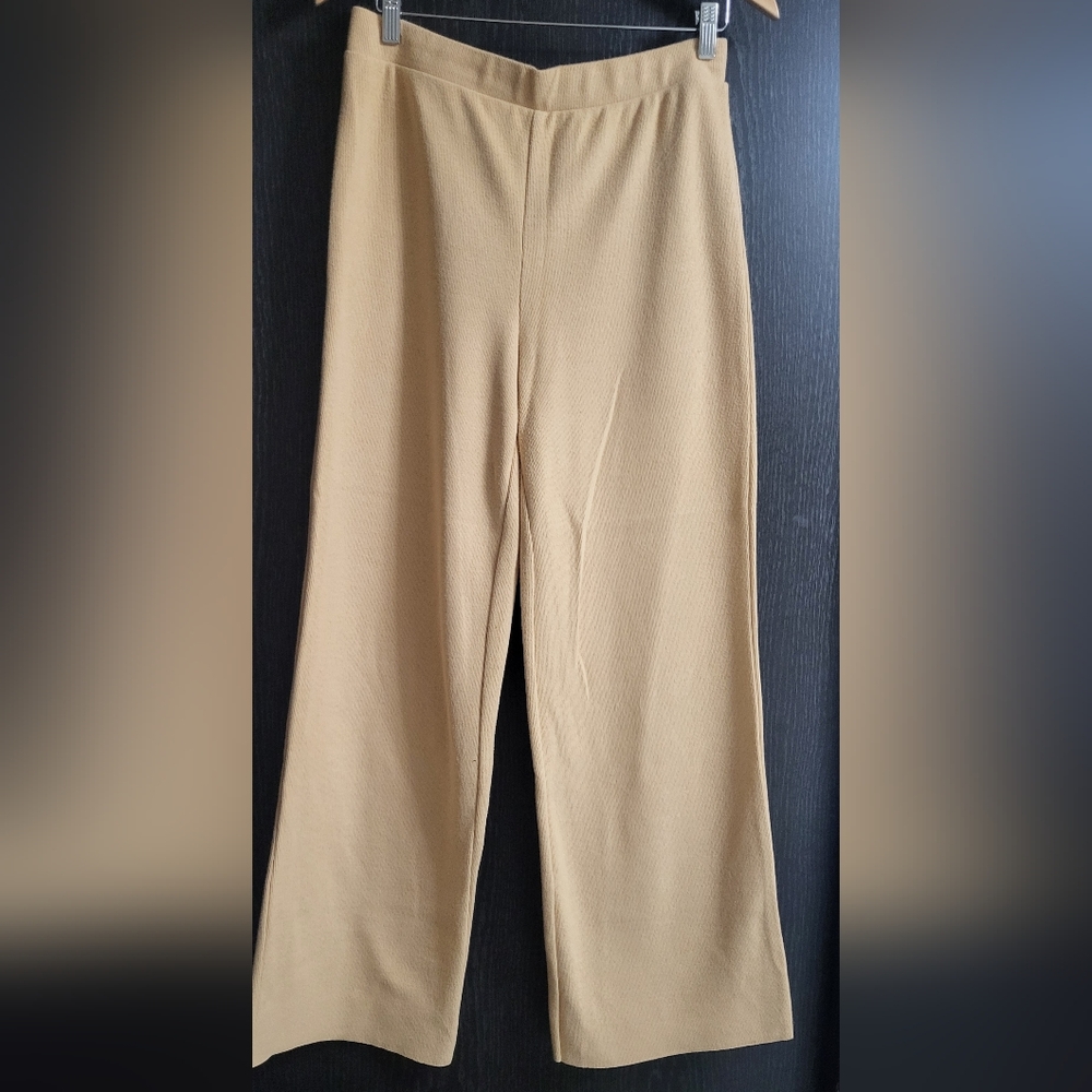 Zara Tan Wide Leg Women's Pants